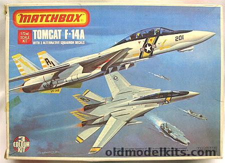 Matchbox 1/72 F-14A Tomcat  - US Navy VF-2 / VF-132 / VF-142, PK-406 plastic model kit